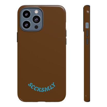 SOLID Chocolate Coco Tough Case for Apple