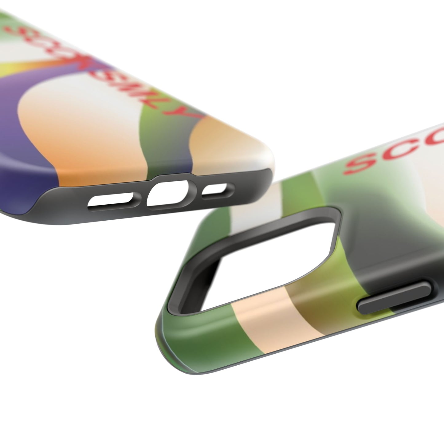 Green Waves Phone Case for "IOS or Apple"