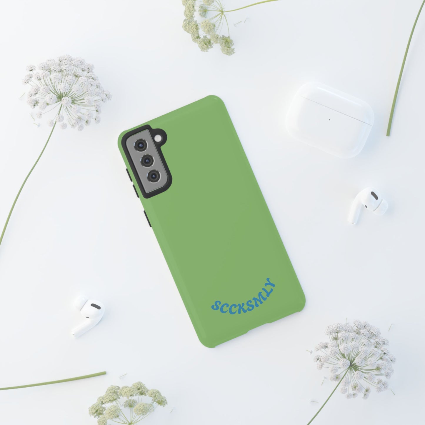 SOLID Sour Lime Tough Case for Samsung