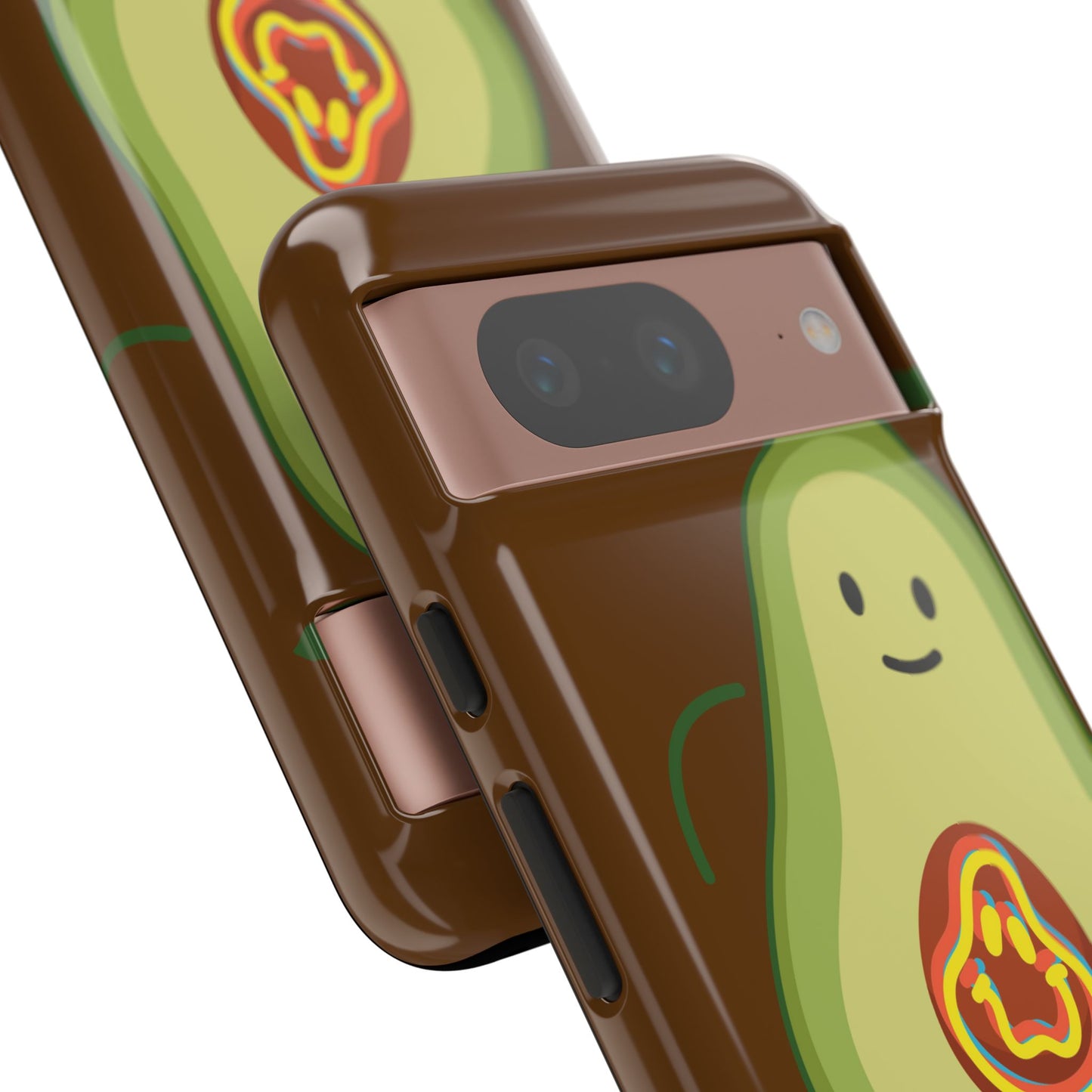Playful Vegan Avocado Phone Case for Google Pixel