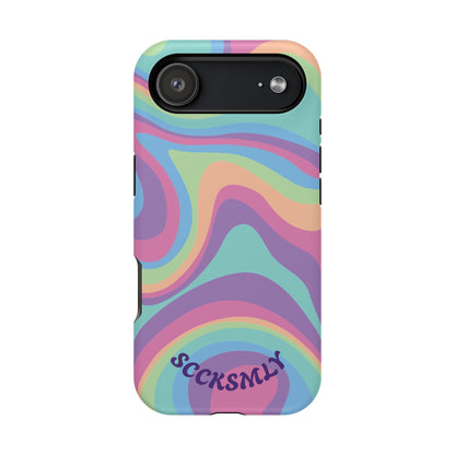 Pastel Swirl Phone Case for Apple