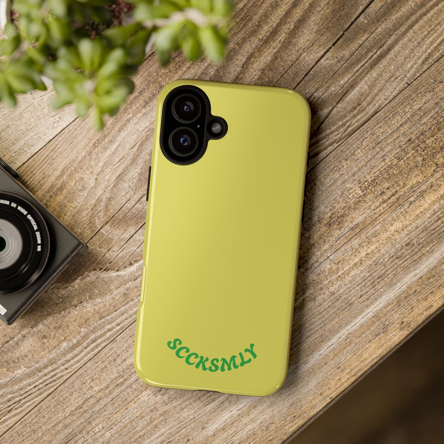 SOLID Lemon Pop Tough Case for Apple