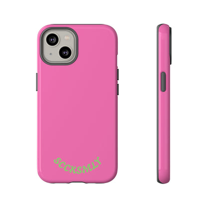 SOLID Sweet Static Pink Tough Case for Apple