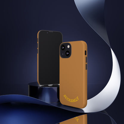 SOLID Spiced Caramel Tough Case for Apple