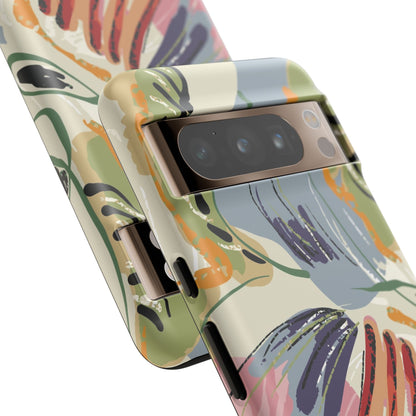 Botanical Strokes Palette Tough Phone Case for Google Pixel