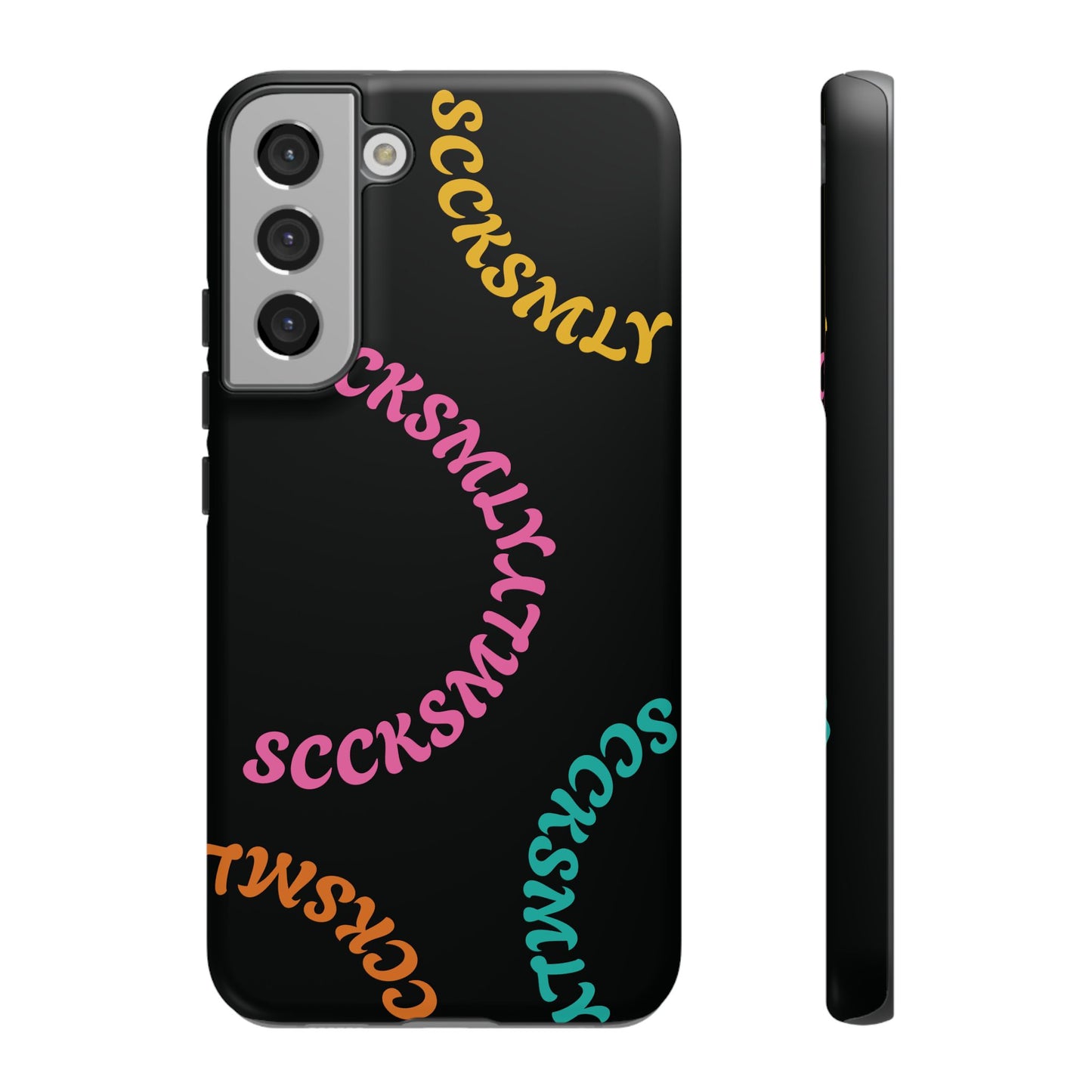 Y2K Wavy Script Tough Case for Samsung