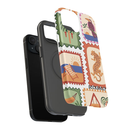 Tropical Print Phone Case for Apple