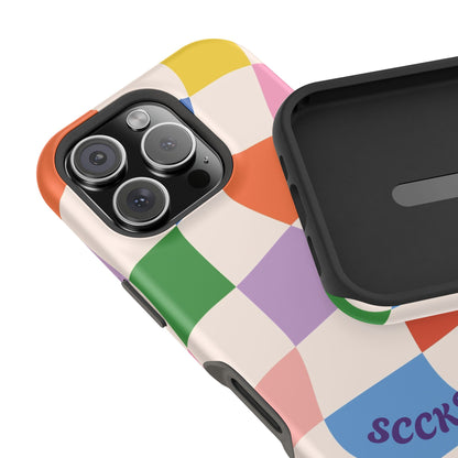 Checker Flicker Phone Case Apple