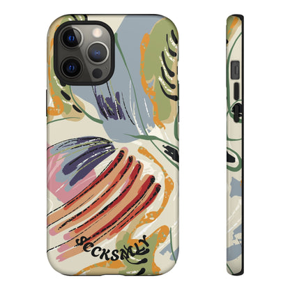 Botanical Strokes Palette Tough Phone Case for Apple