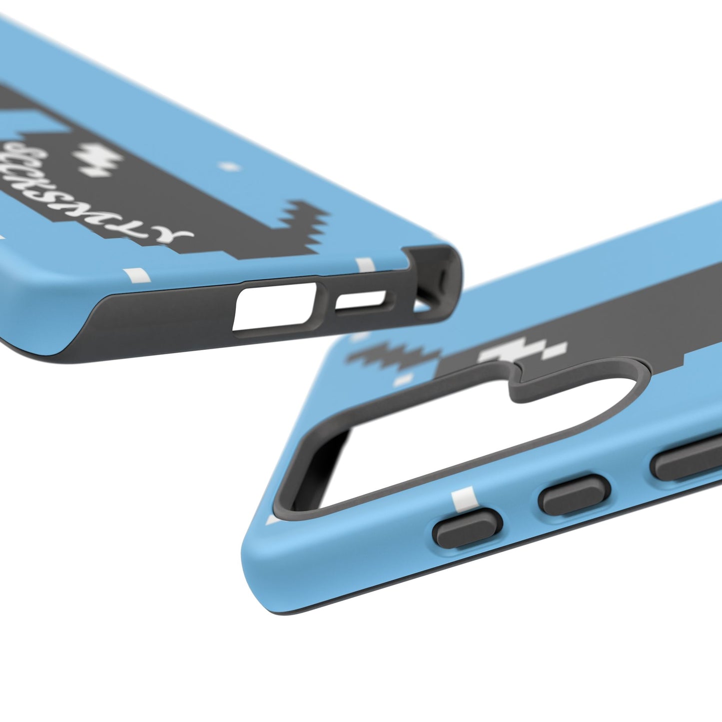Pixel Glass Tough Phone Case for Samsung