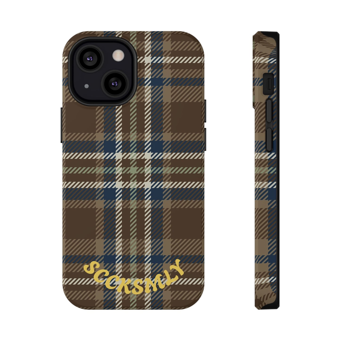 Earth and Sky Plaid Phone Case for Apple