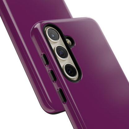 SOLID Amethyst Matte Tough Phone Case for Samsung