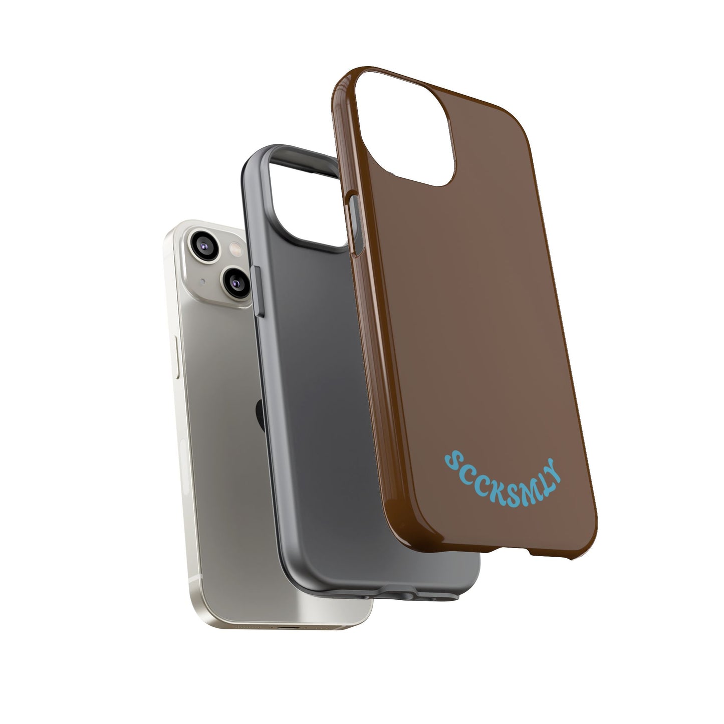 SOLID Chocolate Coco Tough Case for Apple