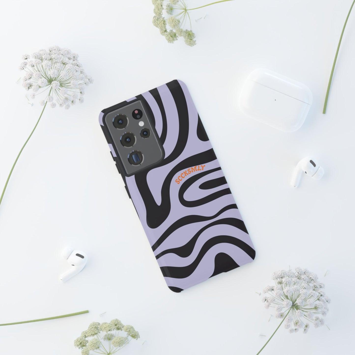Purple Swirl Phone Case for Samsung