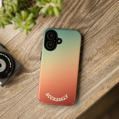 Warm Ombré Tough Phone Case for Apple