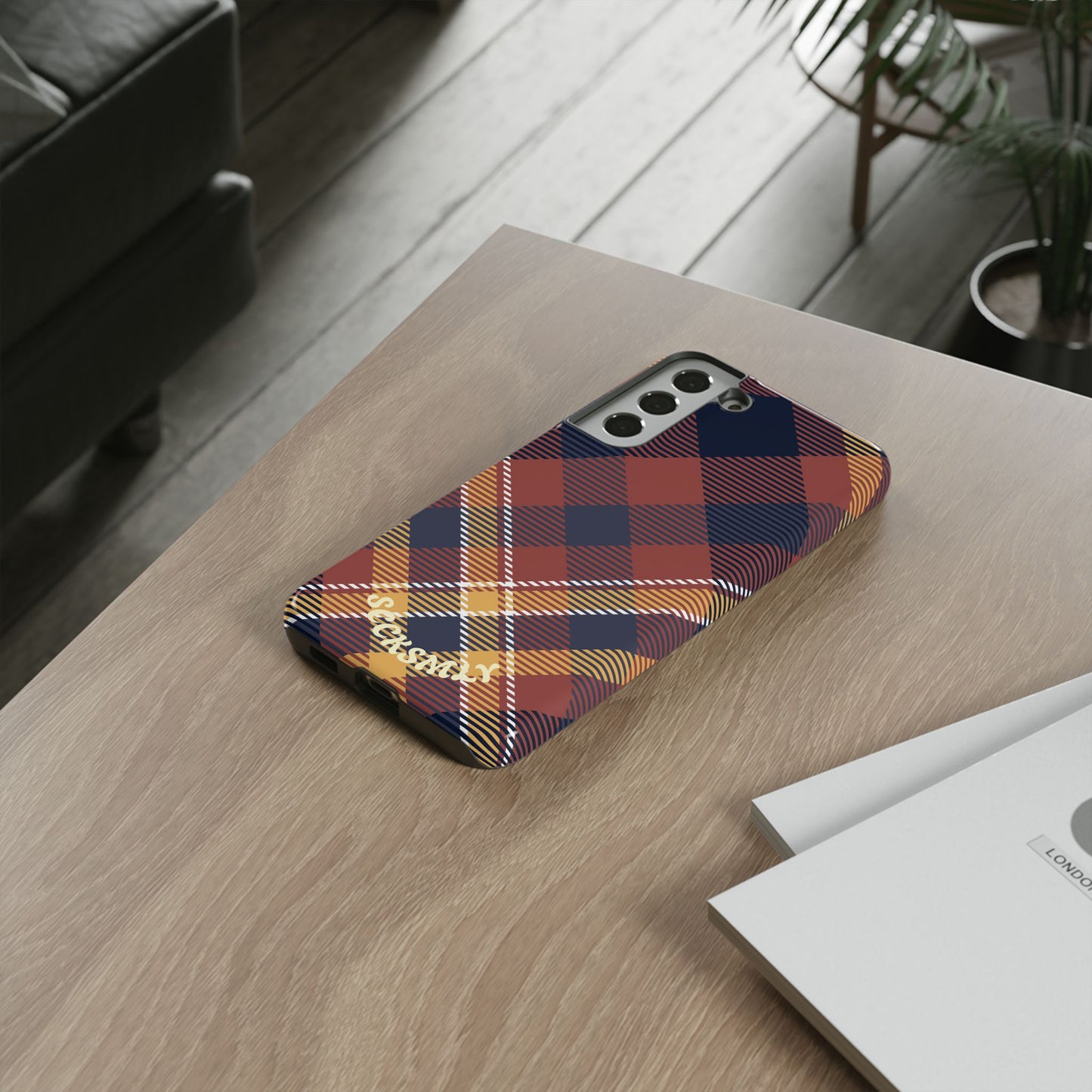 Harvest Tartan Phone Case for Samsung
