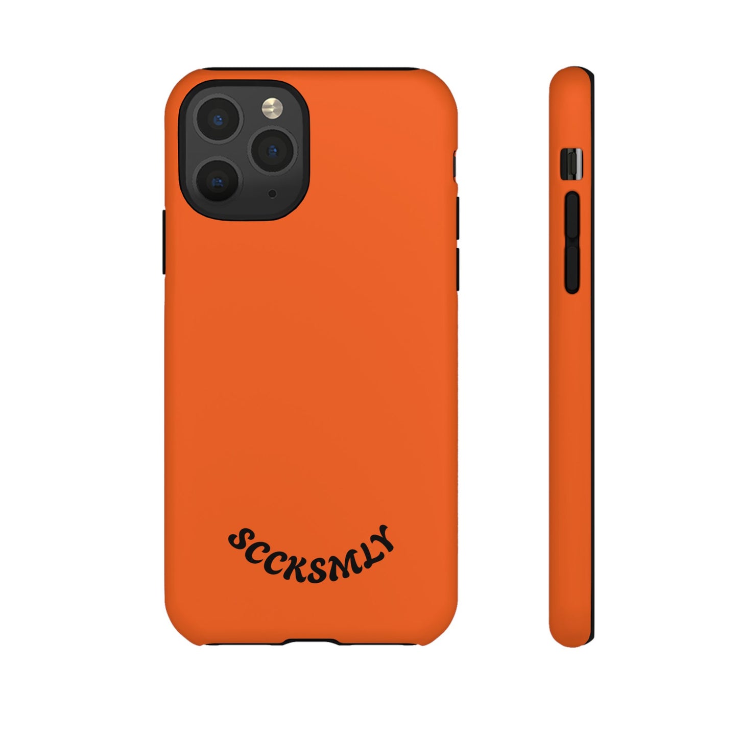 SOLID Tangerine Tough Case for Apple
