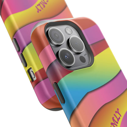 Modern Retro Rainbow Phone Case for Apple