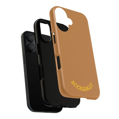 SOLID Spiced Caramel Tough Case for Apple