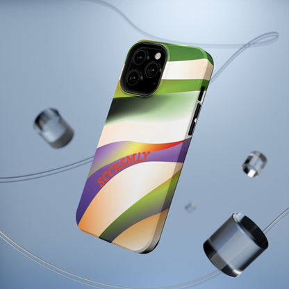 Green Waves Phone Case for Apple