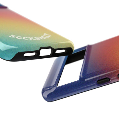 Faded Sunset Aura Tough Phone Case for Google Pixel