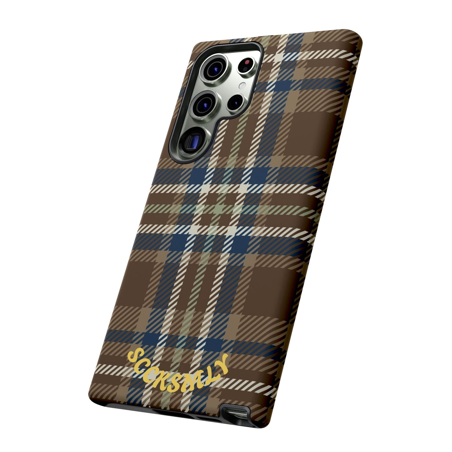 Earth and Sky Plaid Phone Case for Samsung