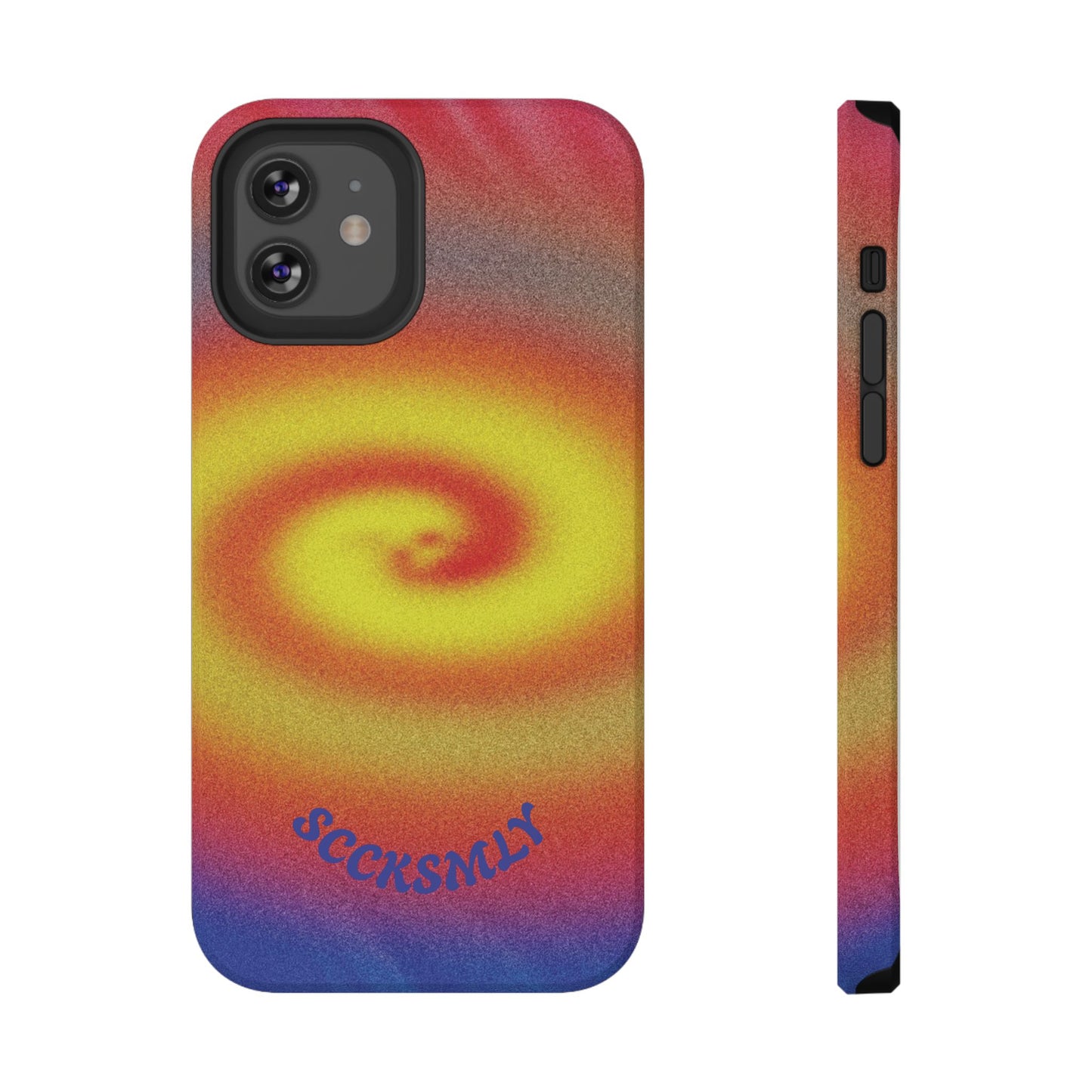 Toxic Spiral Tough Phone Case for Apple