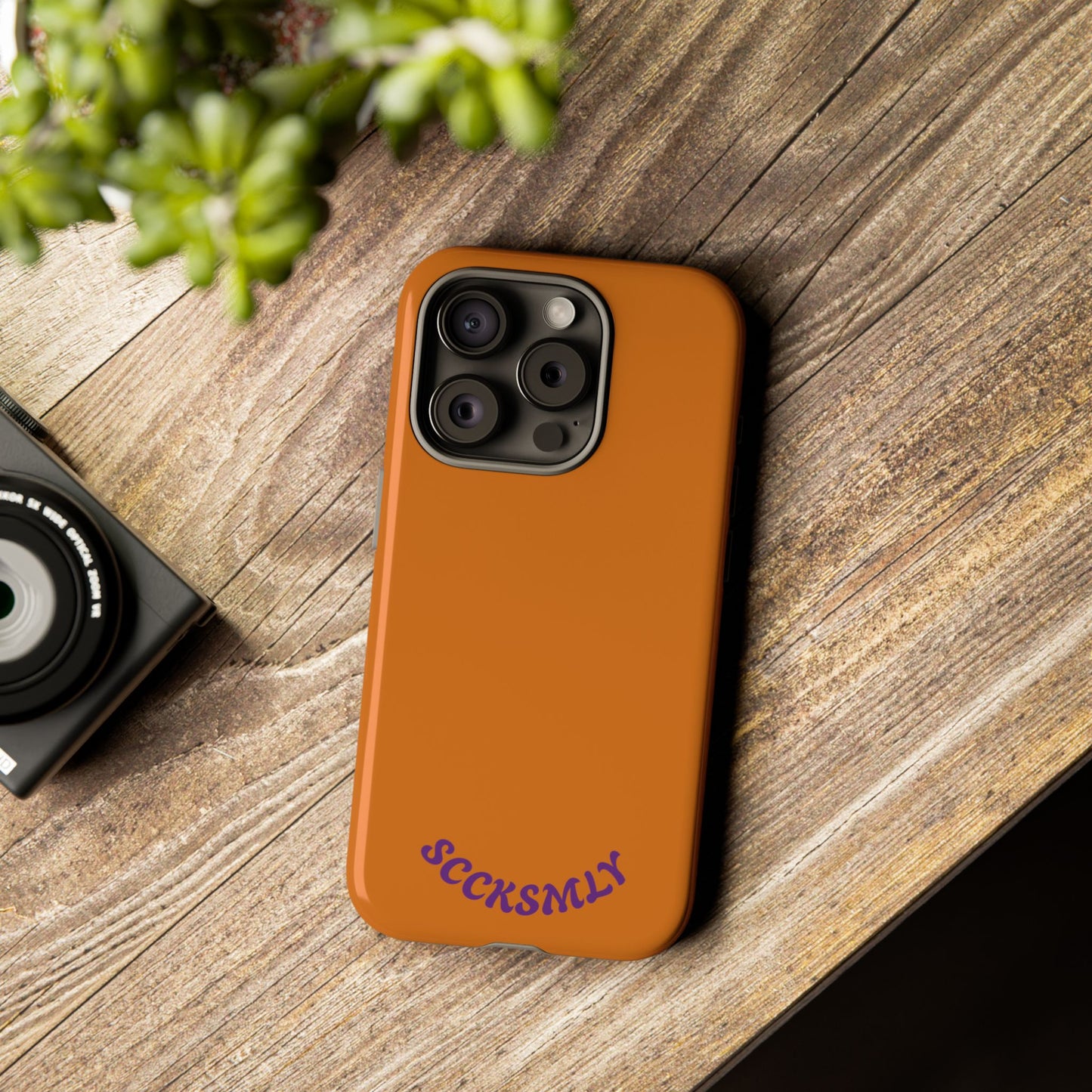 SOLID Burned Plum Tough Case for Apple