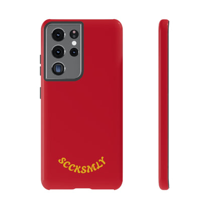 SOLID Calm Cherry Tough Case for Samsung