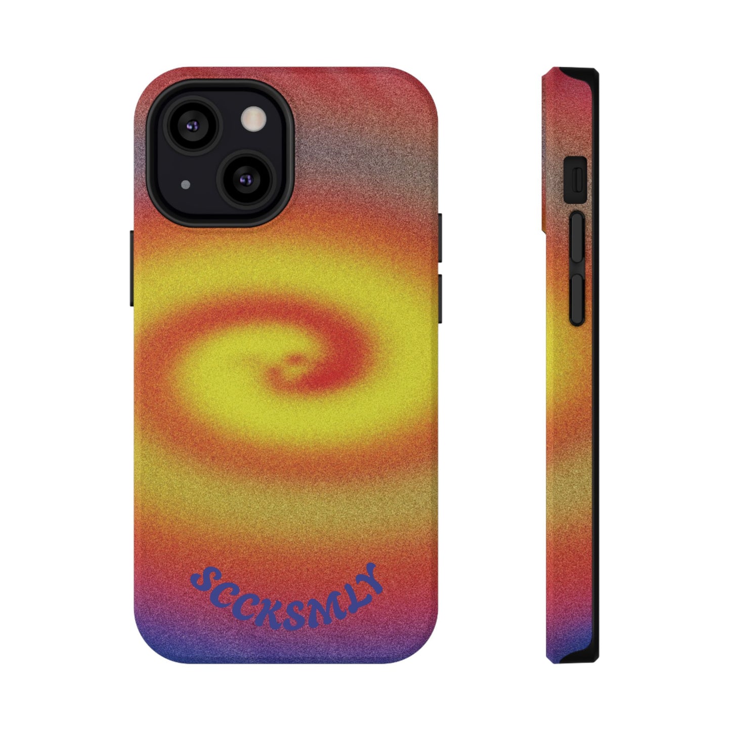 Toxic Spiral Tough Phone Case for Apple