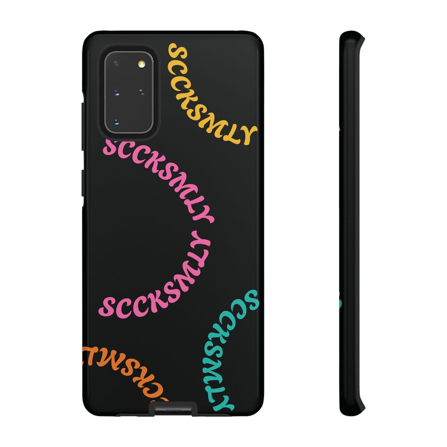 Y2K Wavy Script Tough Case for Samsung