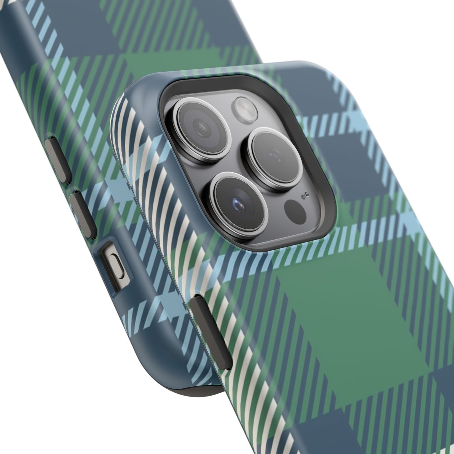 Earth and Sky Plaid Phone Case for Apple