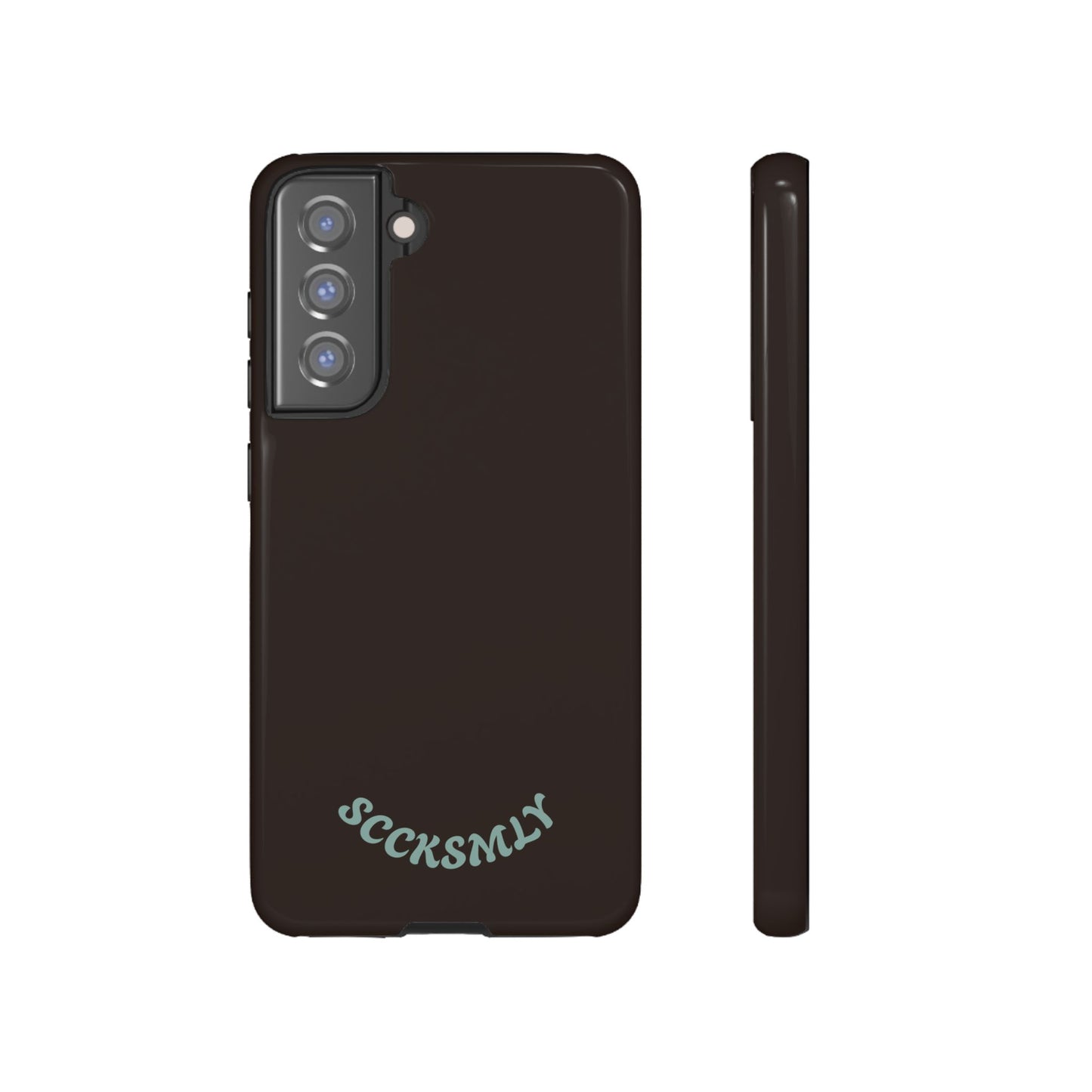 SOLID Espresso Mint Tough Phone Case for Samsung