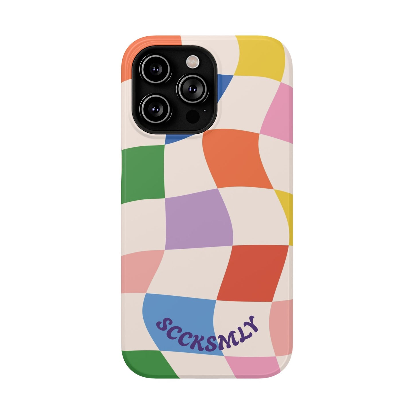 Checker Flicker Phone Case "IOS or Apple"