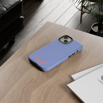 Periwinkle Blue Tough Phone Case for Apple