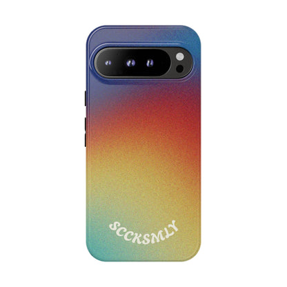 Faded Sunset Aura Tough Phone Case for Google Pixel
