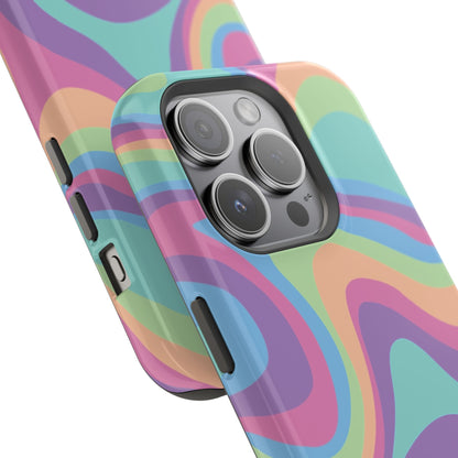 Pastel Swirl Phone Case for Apple