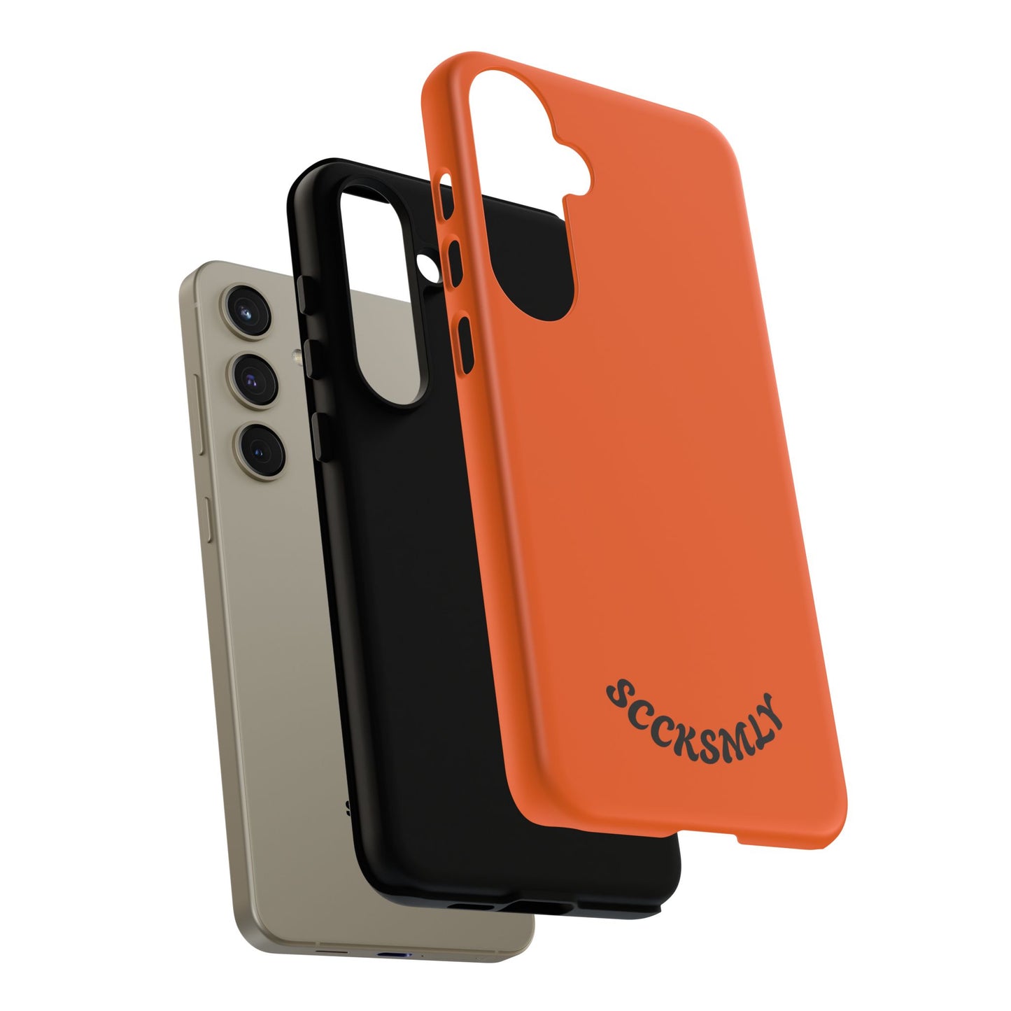 SOLID Tangerine Tough Case for Samsung