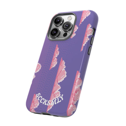 Purple Cotton Candy Sky Tough Phone Case for Apple
