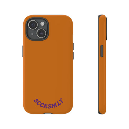 SOLID Burned Plum Tough Case for Apple