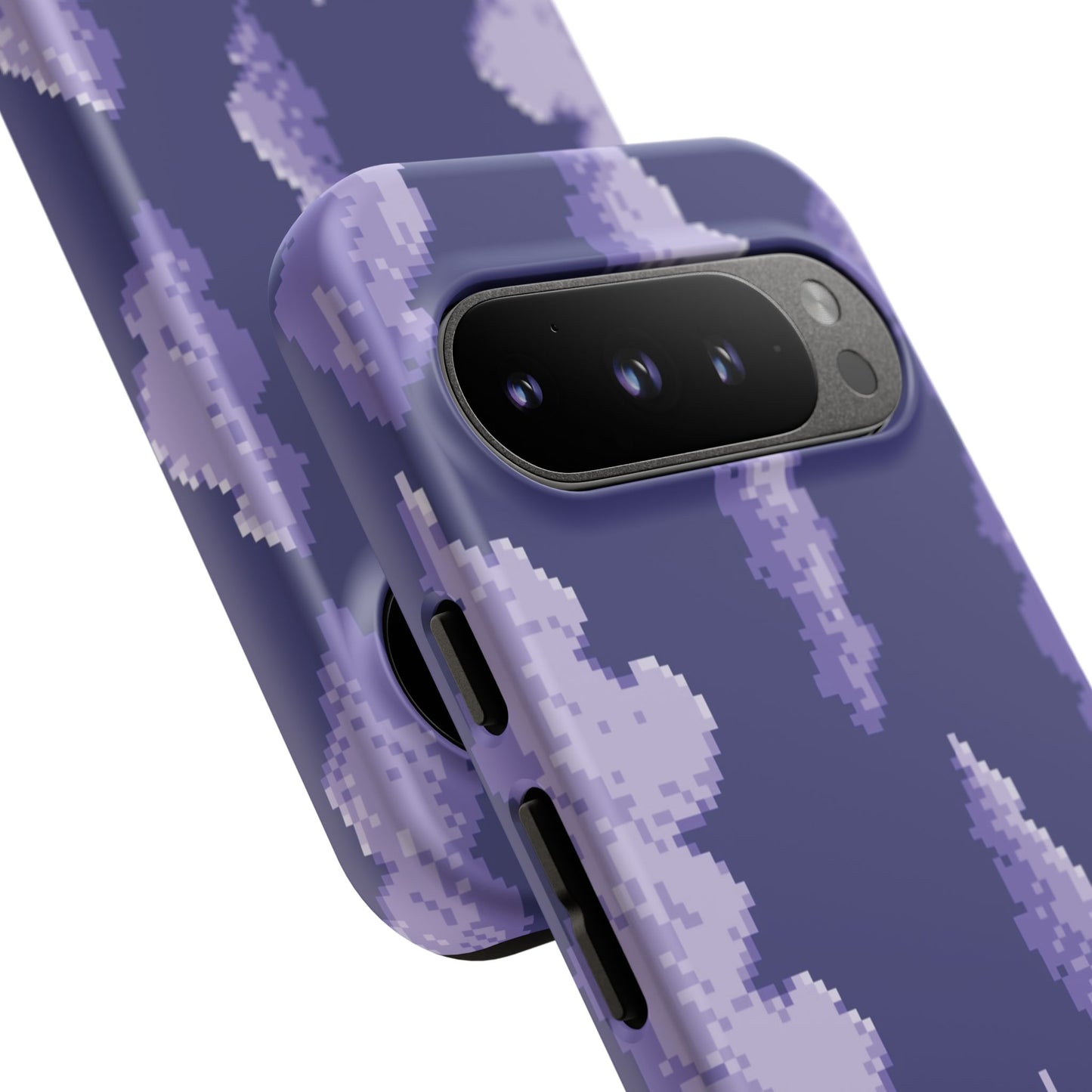 Lilac Pixel Cloud Tough Phone Case for Google Pixel