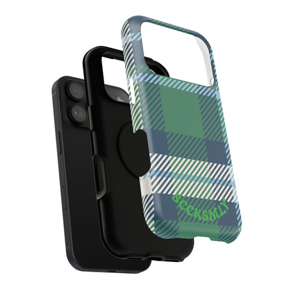 Earth and Sky Plaid Phone Case for Apple