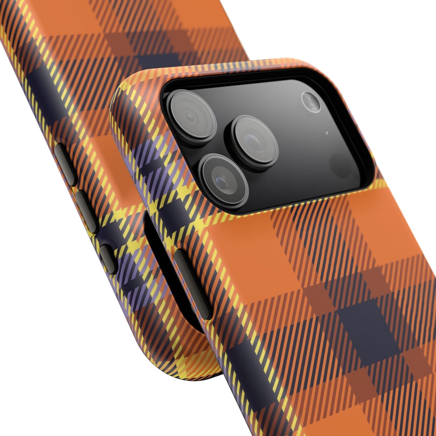 Orange Sickle Plaid  Phone Case for Apple