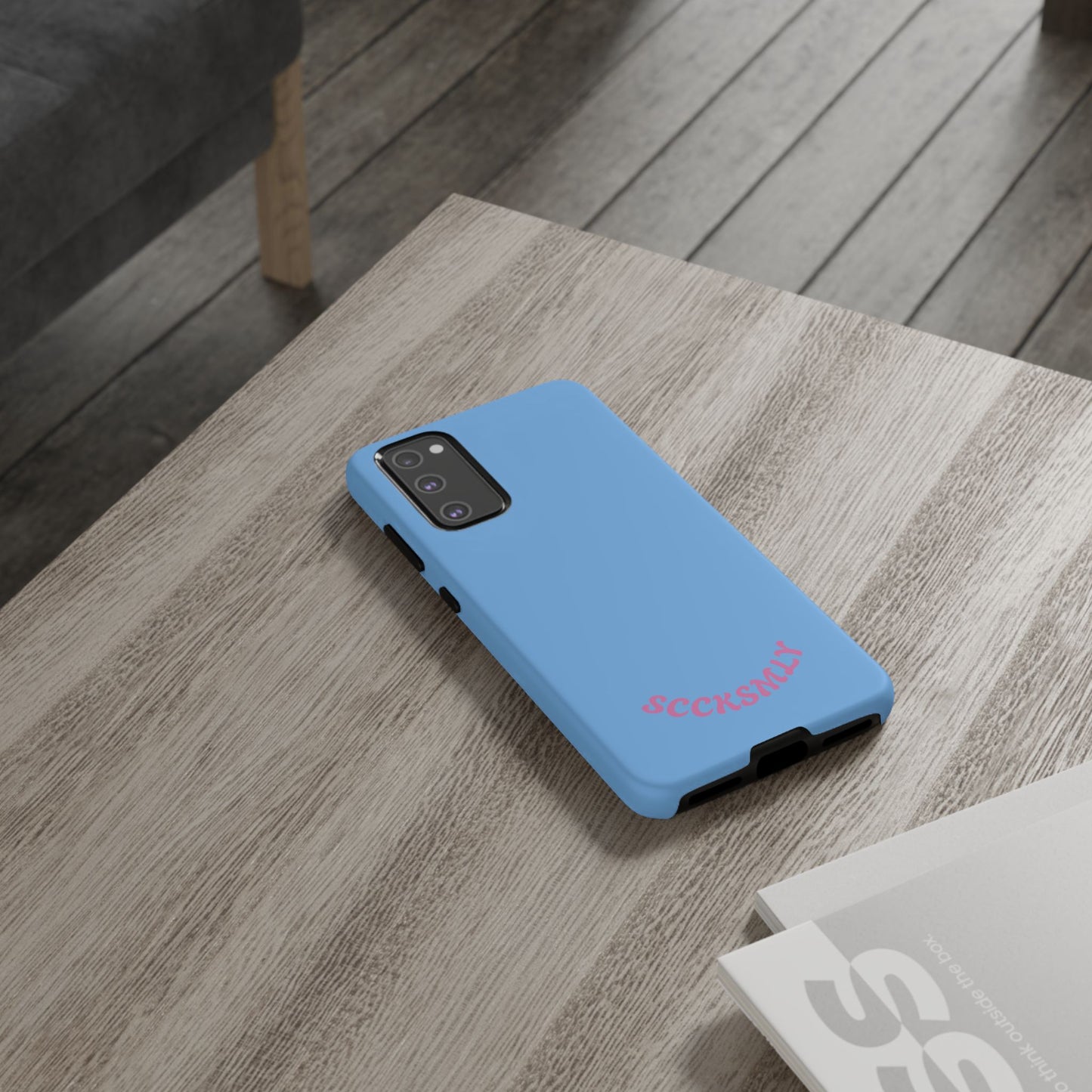 SOLID Blue Candie Tough Case for Samsung