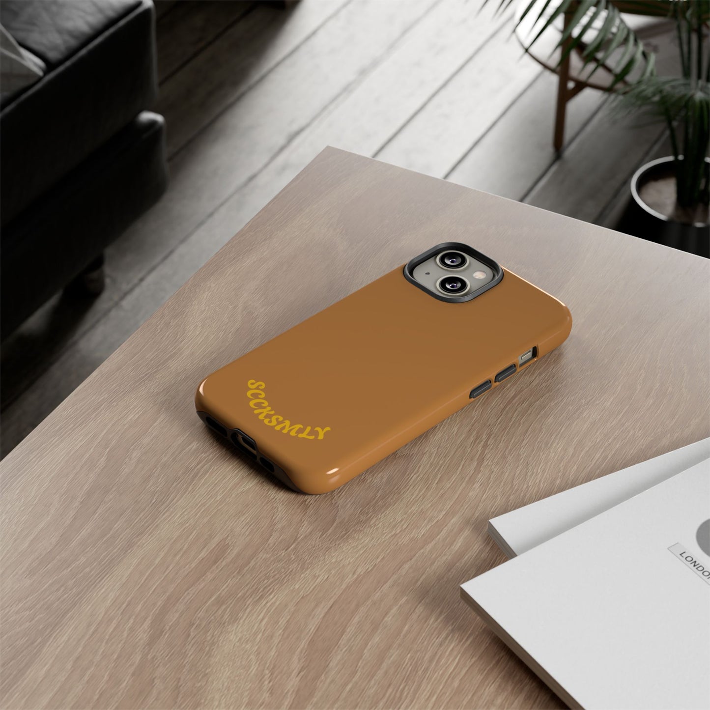 SOLID Spiced Caramel Tough Case for Apple