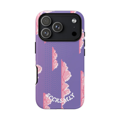 Purple Cotton Candy Sky Tough Phone Case for Apple