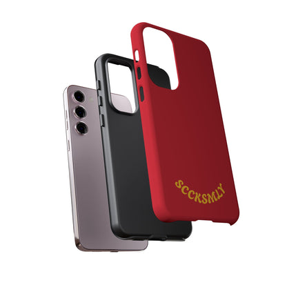 SOLID Calm Cherry Tough Case for Samsung