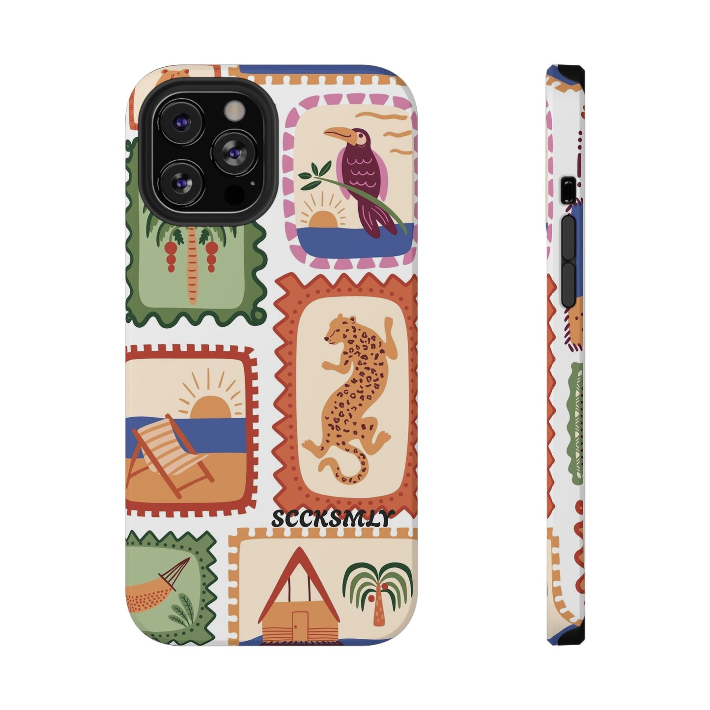 Tropical Print Phone Case for Apple