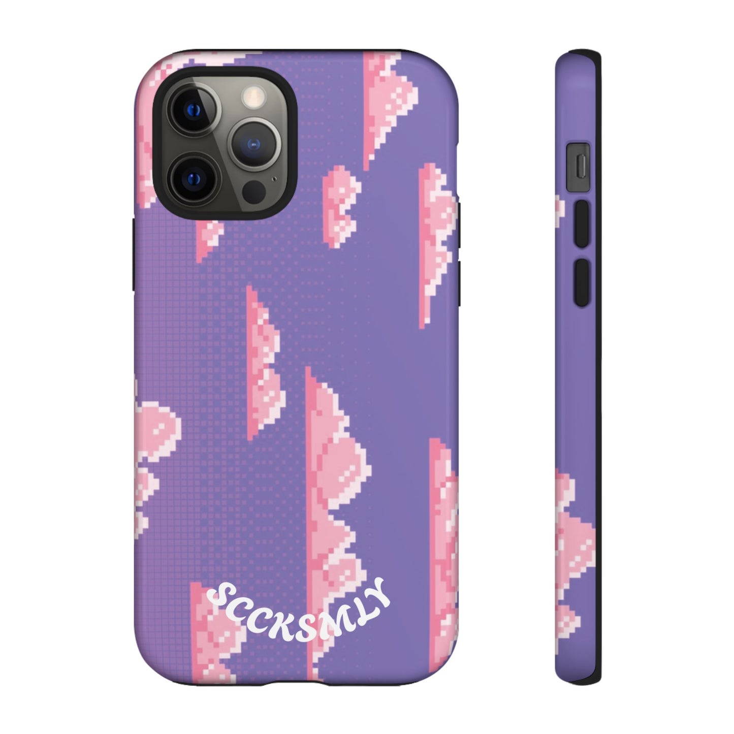 Purple Cotton Candy Sky Tough Phone Case for Apple