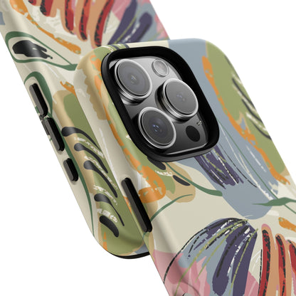 Botanical Strokes Palette Tough Phone Case for Apple